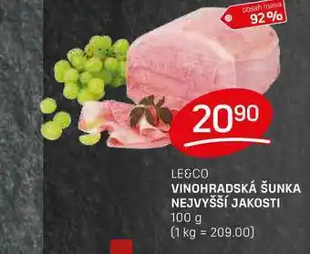 Flop VINOHRADSKÁ ŠUNKA NEJVYŠŠÍ JAKOSTI 100g nabídka