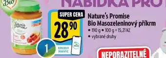 Albert Nature's Promise Bio Masozeleninový příkrm 190 g nabídka