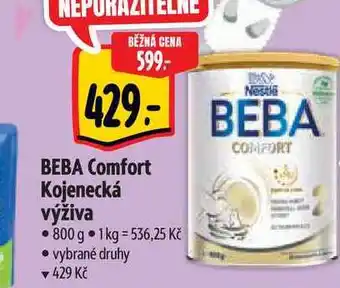 Albert BEBA Comfort Kojenecká výživa 800 g nabídka