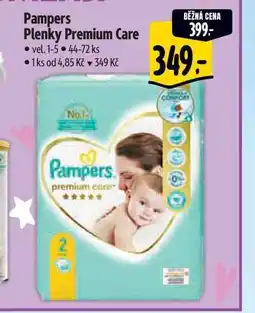 Albert Pampers Plenky Premium Care vel. 1-5 44-72 ks nabídka