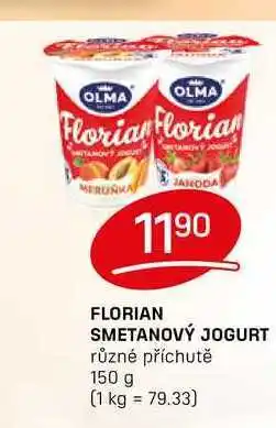 Flop FLORIAN SMETANOVÝ JOGURT různé příchutě 150 g nabídka