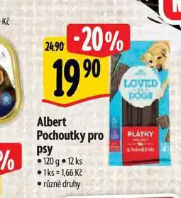 Albert Albert Pochoutky pro psy 120 g nabídka