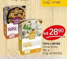 Flop TOFU LUNTER různé druhy 180 g nabídka