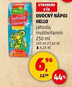 Penny Market Ovocný nápoj hello nabídka