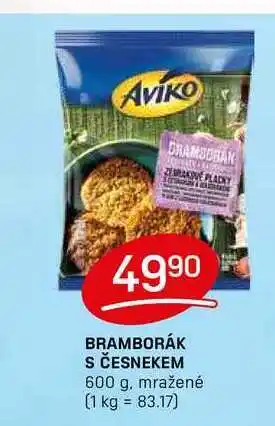 Flop BRAMBORÁK S ČESNEKEM 600 g, mražené nabídka