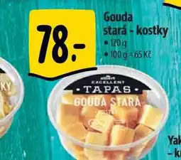 Albert Gouda stará - kostky 120g nabídka