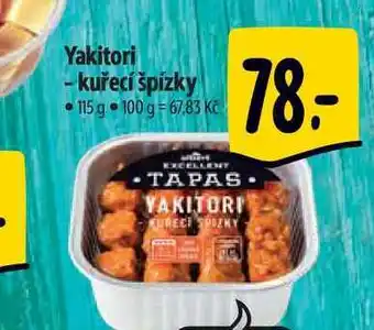 Albert Yakitori - kuřecí špízky 115 g nabídka