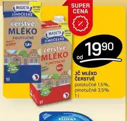 Flop JČ MLÉKO ČERSTVÉ polotučné 1,5% 1l nabídka