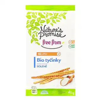 Albert Nature's Promise Bio Tyčinky solené bez lepku 45g nabídka