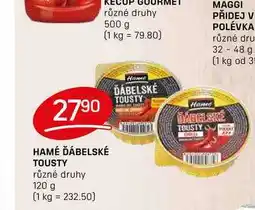 Flop HAMÉ ĎÁBELSKÉ TOUSTY různé druhy 120 g nabídka