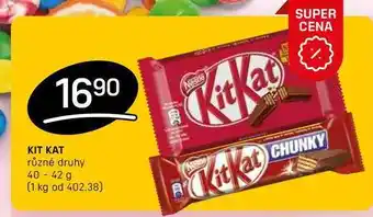 Flop KIT KAT různé druhy 40-42 g nabídka