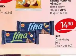 Flop LINA různé druhy 50 g nabídka