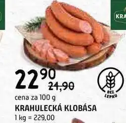 Terno Krahulecká klobása 100g nabídka