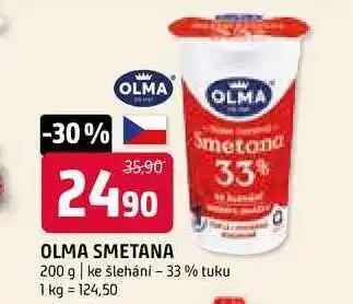 Terno Olma smetana 200 g ke šlehání 33% tuku nabídka