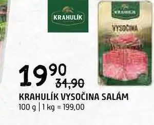 Terno Krahulík Vysočina salám 100g nabídka