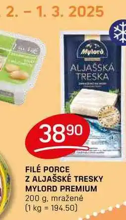 Flop FILÉ PORCE Z ALJAŠSKÉ TRESKY MYLORD PREMIUM 200 g nabídka