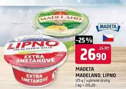 Terno Madeta madeland lipno 125 g vybrané druhy nabídka