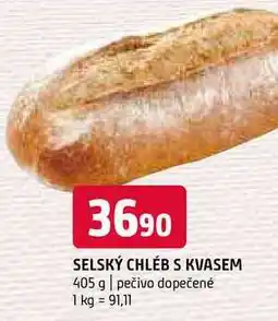 Terno Selský chléb s kvasem 405 g pečivo dopečené nabídka