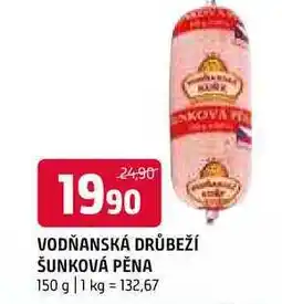 Terno Vodňanská drůbeží šunková pěna 150g nabídka