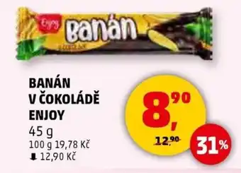 Penny Market Banán v čokoládě enjoy nabídka