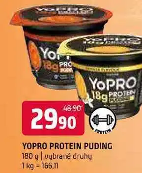 Terno Yopro protein puding 180 g vybrané druhy nabídka