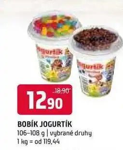 Terno Bobík jogurtík 106-108 g vybrané druhy nabídka