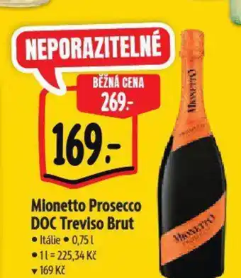 Albert Mionetto Prosecco DOC Treviso Brut nabídka