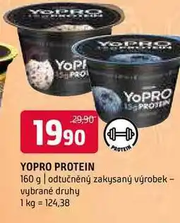 Terno Yopro protein 160 g odtučněný zakysaný výrobek vybrané druhy nabídka