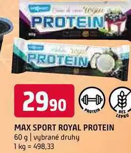 Terno Max sport royal protein 60 g vybrané druhy nabídka