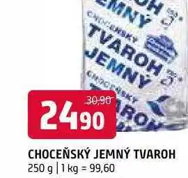 Terno Choceňská jemný tvaroh 250g nabídka