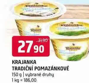 Terno Krajanka tradiční pomažánkové 150g, vybrané druhy nabídka