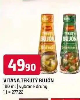 Terno Vitana tekutý bujón 180g, vybrané druhy nabídka