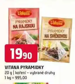 Terno Vitana pyramidky koření 20g, vybrané druhy nabídka