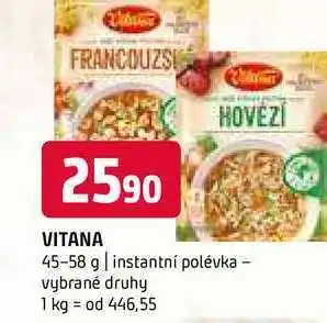 Terno Vitana instantní polévka 45-58 g, vybrané druhy nabídka