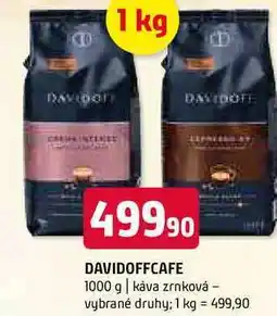 Terno Davidoffcafe 1000 g káva zrnková vybrané druhy nabídka