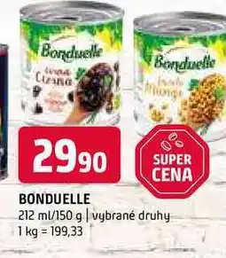 Terno Bonduelle 212 ml/150 g vybrané druhy nabídka