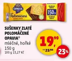 Penny Market Sušenky zlaté polomáčené opavia nabídka