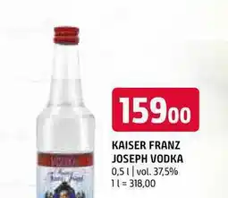 Terno Kaiser franz joseph vodka 0,5l vol. 37,5% nabídka