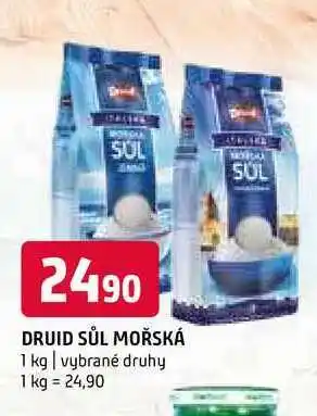 Terno Druid sůl mořská 1 kg vybrané druhy nabídka