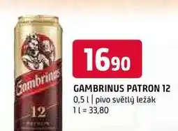 Terno Gambrinus patron 12 0,5 l nabídka