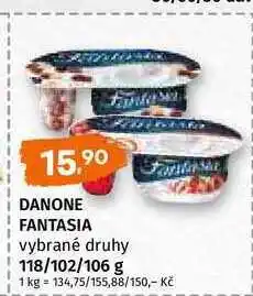 Terno Danone Fantasia, různé druhy 118/102/106g nabídka