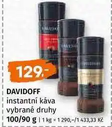 Terno Davidoff instantní káva vybrané druhy 100/90 g nabídka