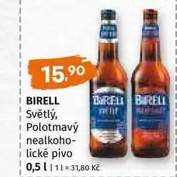 Terno Birell Světlý, Polotmavý nealkoho lické pivo 0,5l nabídka