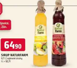 Terno Sirup naturfarm 0,7l vybrané druhy nabídka