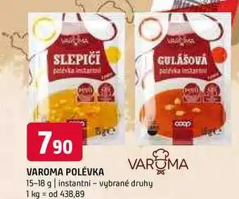 Terno Varoma polévka 15-18 g instantní vybrané druhy nabídka