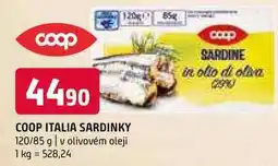 Terno Coop italia sardinky 120/85 g v olivovém oleji nabídka