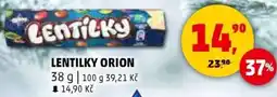 Penny Market Lentilky orion nabídka