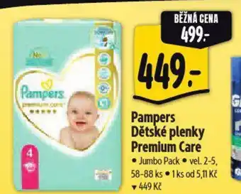 Albert Pampers Dětské plenky Premium Care nabídka