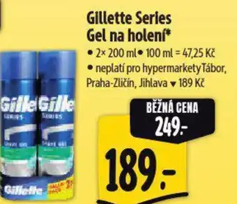 Albert Gillette Series Gel na holení nabídka