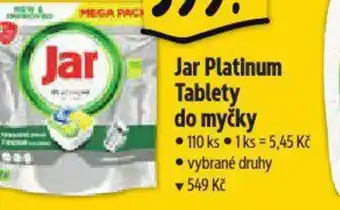 Albert Jar Platinum Tablety do myčky nabídka